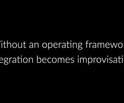 Building a robust operations framework for M&A integration.001