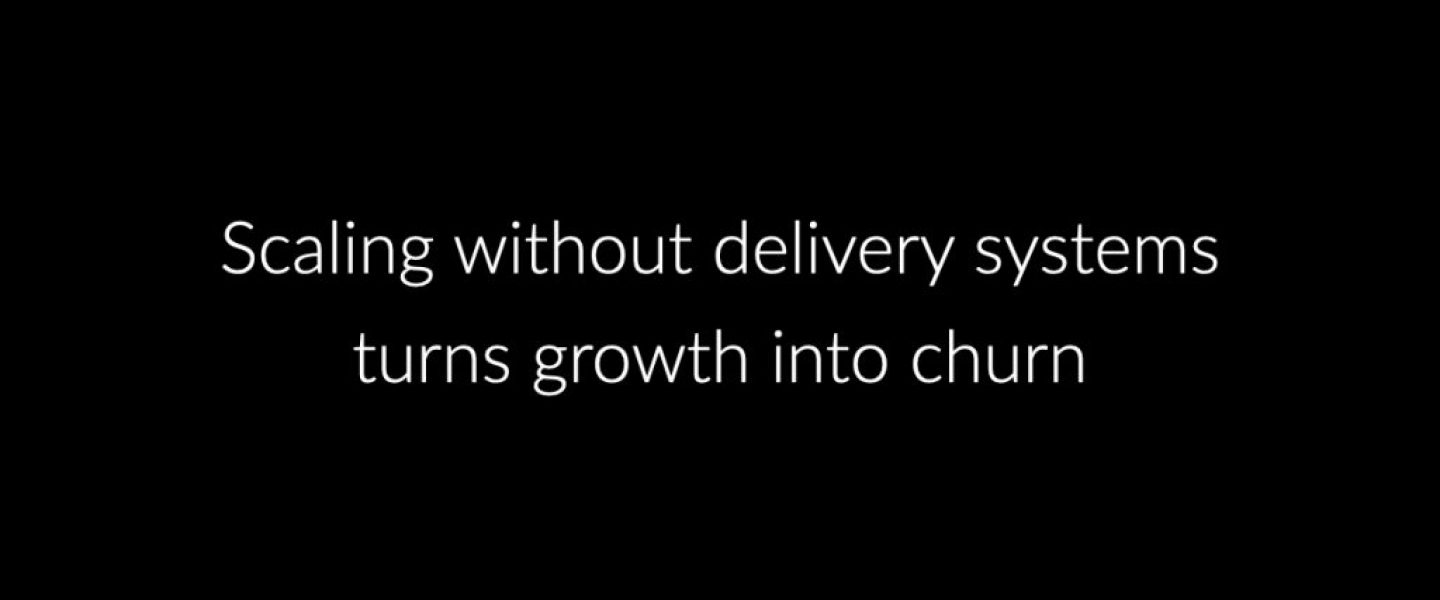 Client delivery systems that scale with quality.001