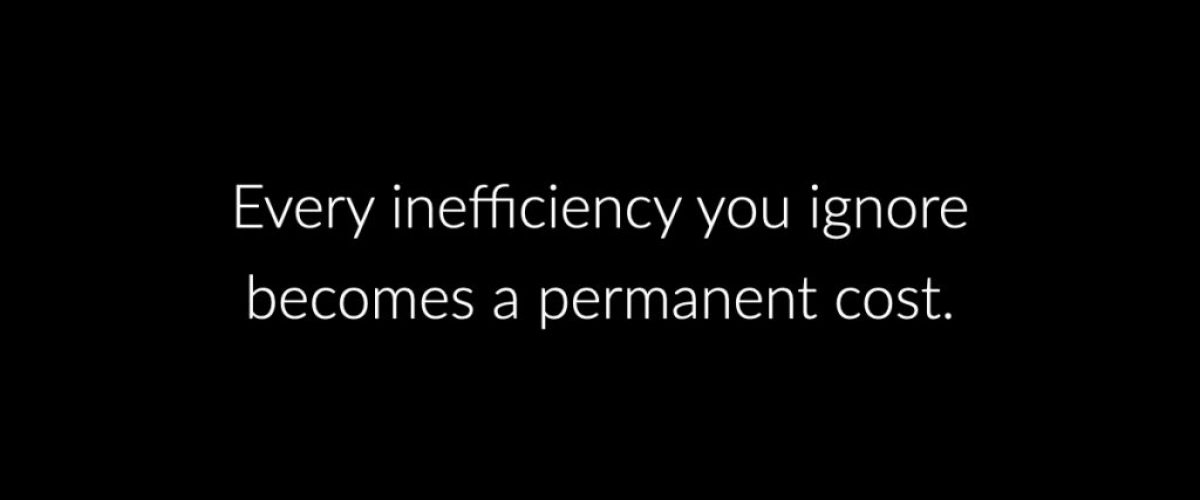 Cost efficiency through operational design.001