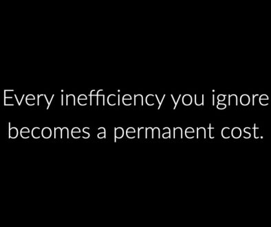 Cost efficiency through operational design.001