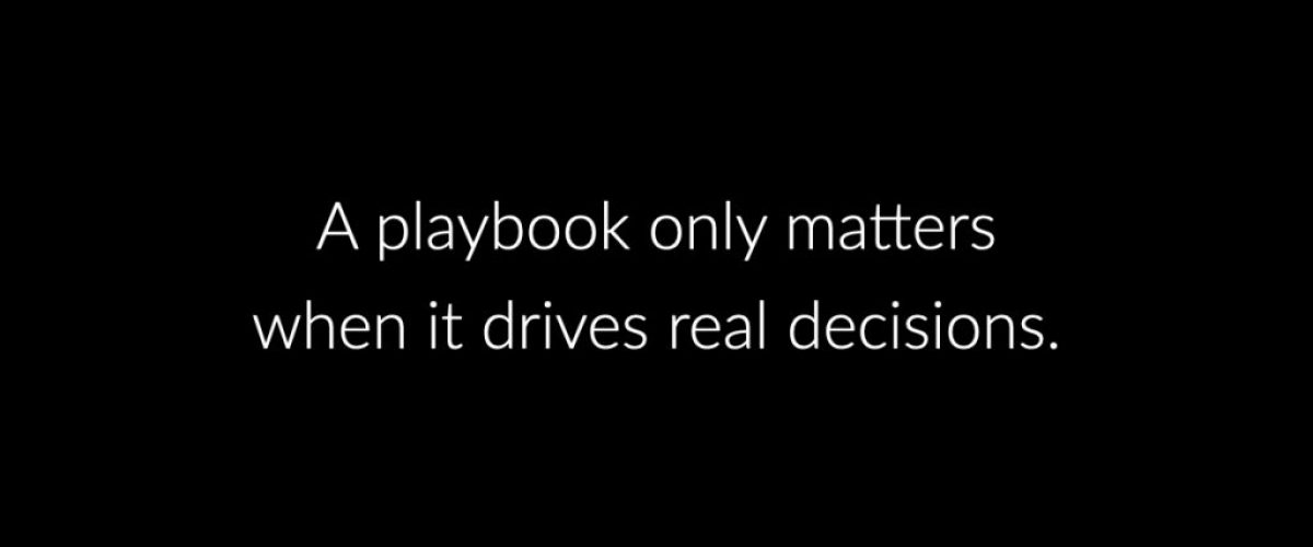 Creating an effective operational playbook for scaling businesses.001