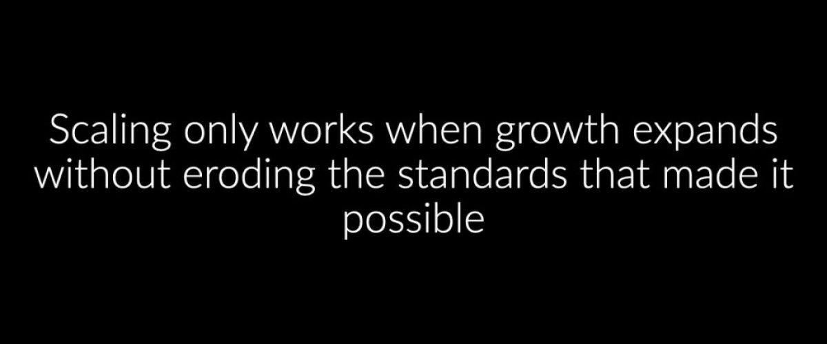 How to scale operations while maintaining quality control.001