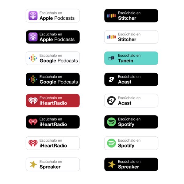 Pack de banners para podcasts Produce Audio
