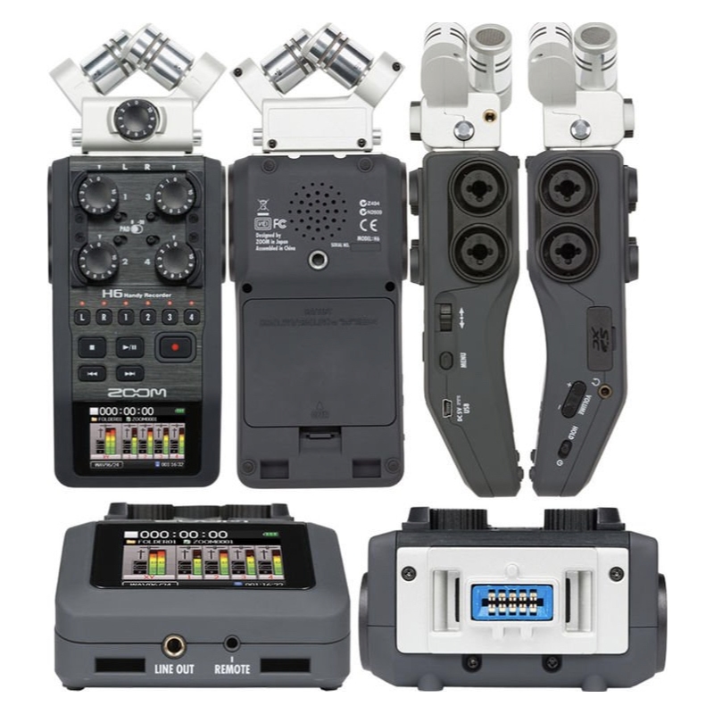 ZOOM H6 Grabador de Audio Digital - MDP Sistemas Digitales